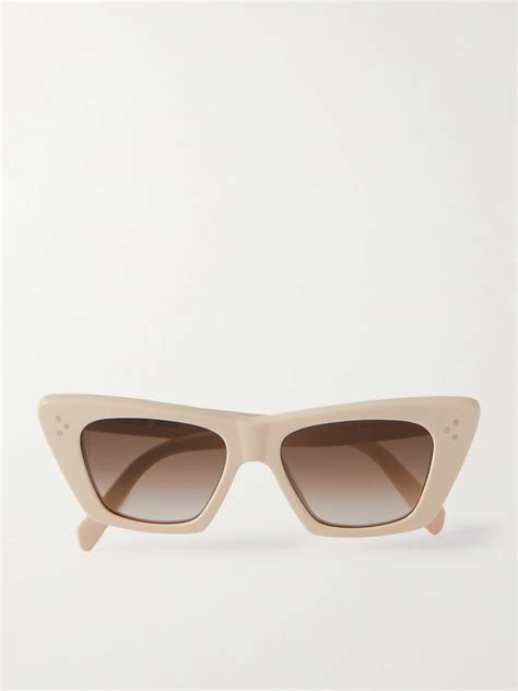 Celine ivory cat eye sunglasses